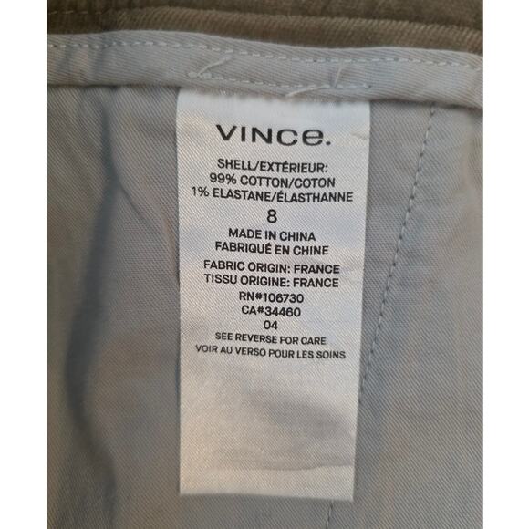 Vince tan khaki cotton micro corduroy dress pants - 8 - career office - Picture 4 of 8